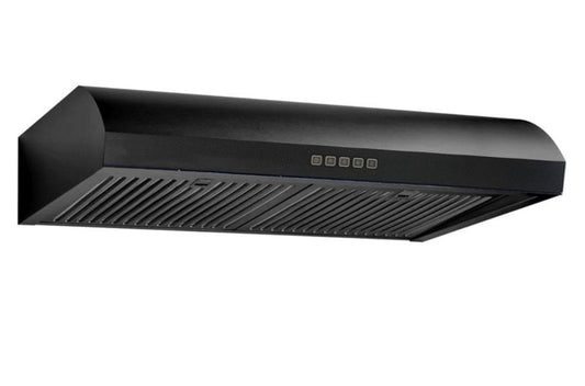 XO APPLIANCE XOE230B 30" 400 CFM Under Cabinet Range Hood Black - XOE230B