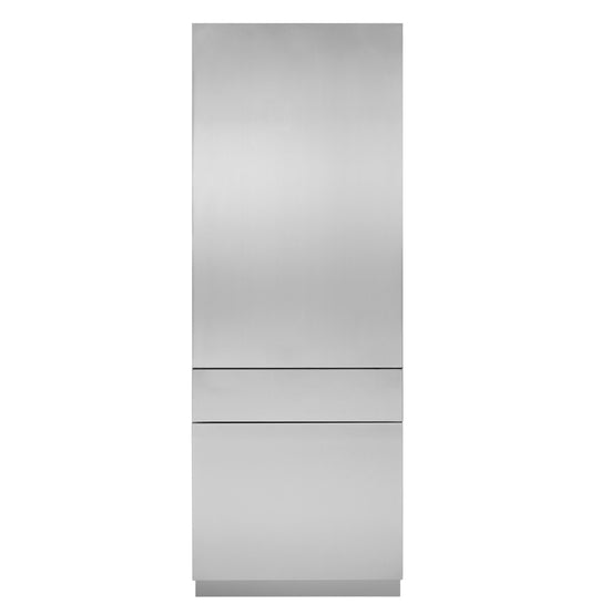 MONOGRAM 30" Integrated Refer SS Solid Door, 84" Opening -3/4", LH - ZKSSN849NLH