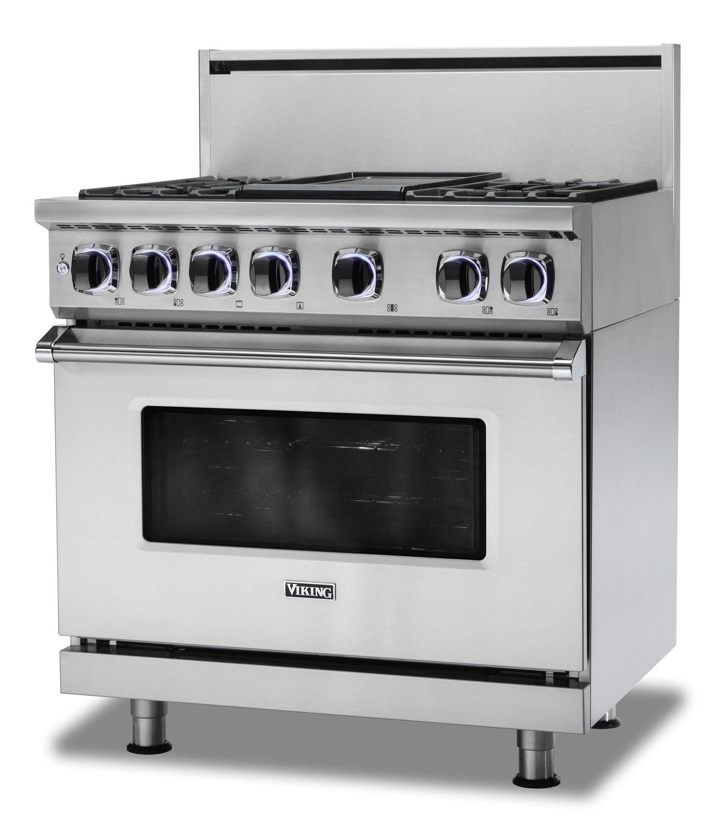 VIKING 36" Dual Fuel Range - VDR7362 Viking 7 Series Gray - VDR73624GSQLP