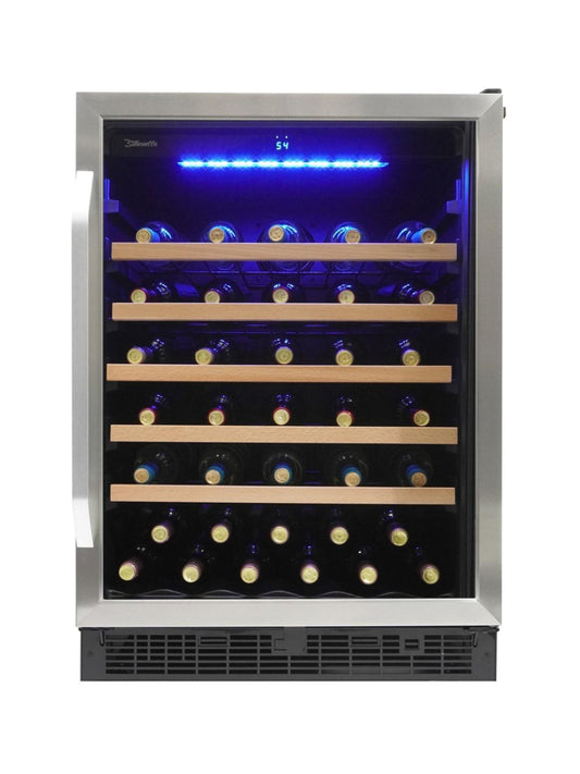 SILHOUETTE Silhouette 24" Built-in Wine Cellar in Stainless Steel - SWC057D1BSS