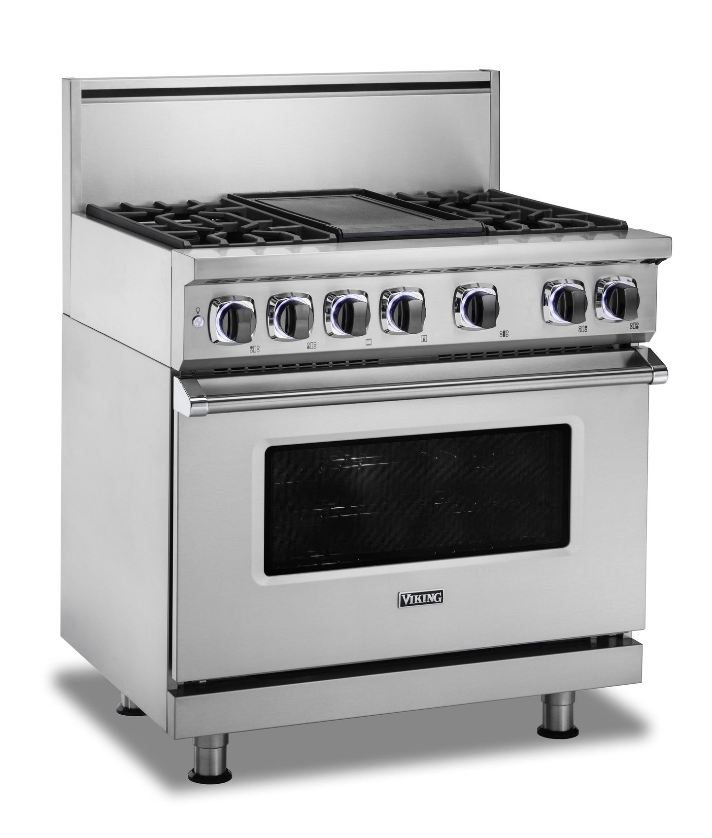 VIKING 36" Dual Fuel Range - VDR7362 Viking 7 Series Black - VDR73626BON