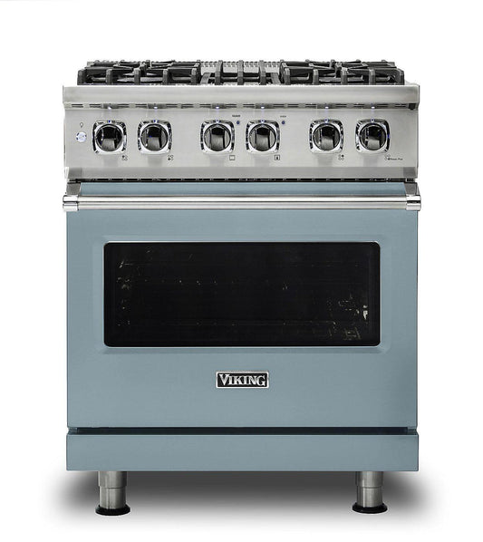 VIKING 30" Dual Fuel Range Viking 5 Series Blue - VDR5304BNSLP