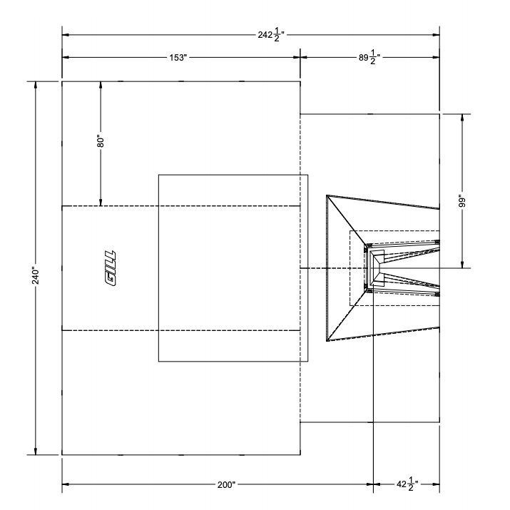 Gill S1 Pole Vault Landing Pit