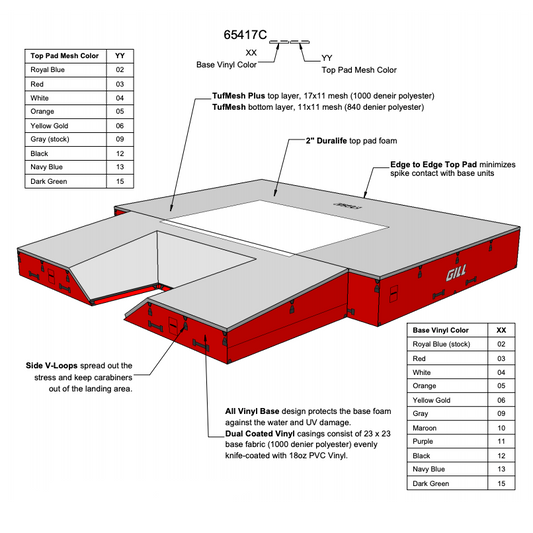 Gill S1 Pole Vault Landing Pit