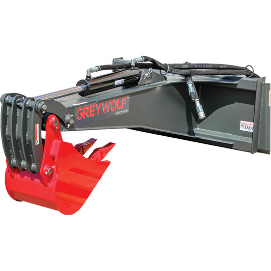 Grey Wolf Skid Steer Backhoe Attachment  - (1065)