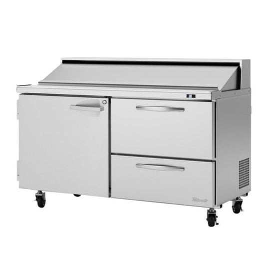 Turbo Air PST-60-D2R(L)-N PRO Prep Tables - PST-60-D2R(L)-N
