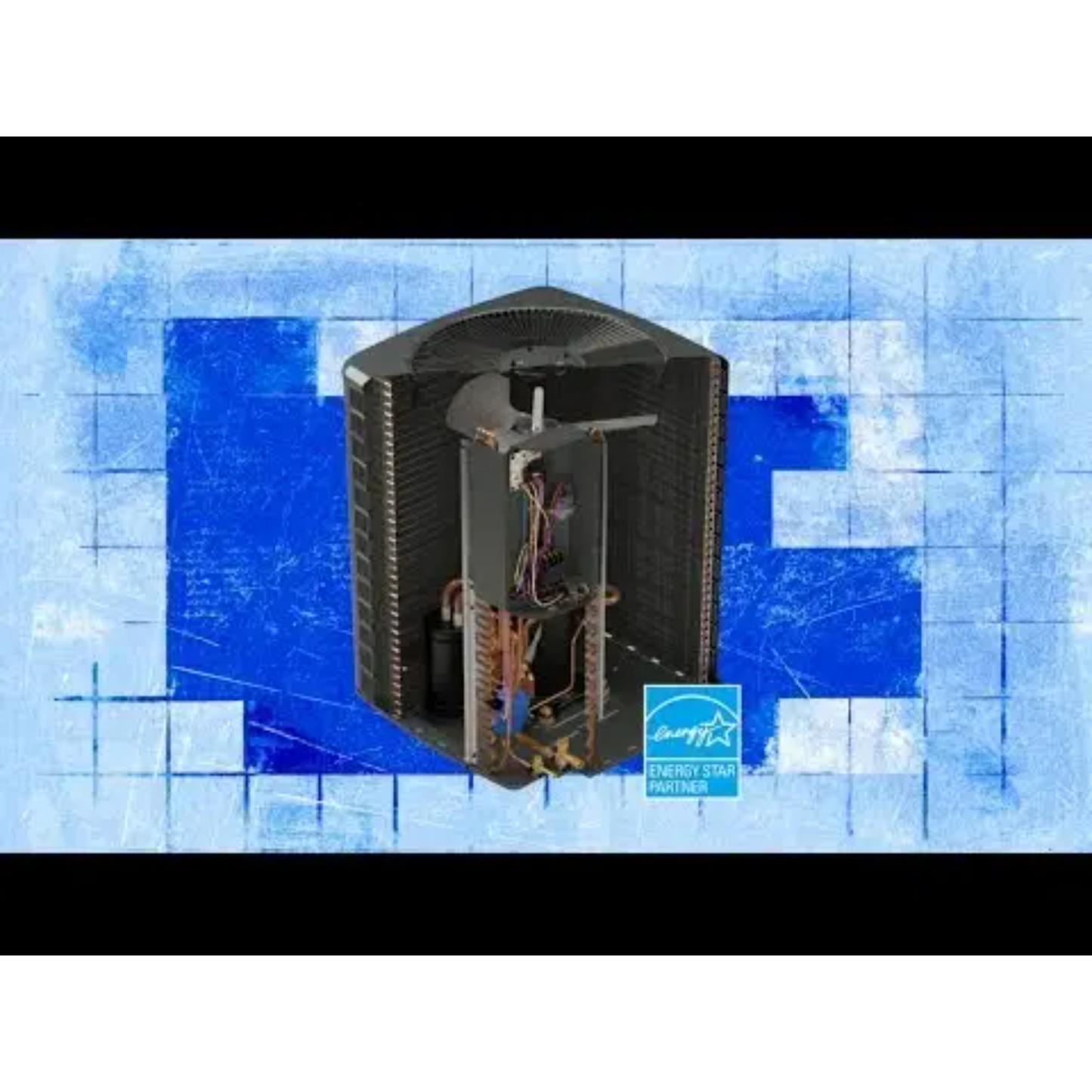 Goodman - 3.5 Ton/42,000 BTU Air Conditioner Condenser - SEER2 14.3 - Single Stage - R32 - GLXS4BA4210