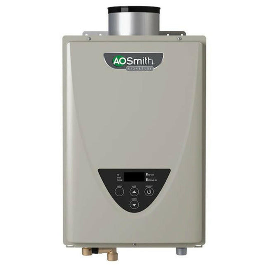 A.O. Smith Signature Series 8-GPM 190000-BTU Indoor Natural Gas/Liquid Propane Tankless Water Heater - Item #1055556 | Model #GT15-310C-I