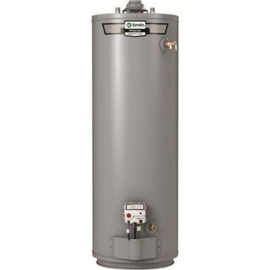 A.O Smith 40-Gallon Tall Natural Gas Water Heater (18" Diameter) - Item # 12231959 | Model # GCB-40 SIDE T&P VALVE