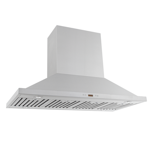 Proline PLFI 520 - Ducted Island Range Hood, 600/1100 CFM | Stainless Steel Finish - PLFI 520.24