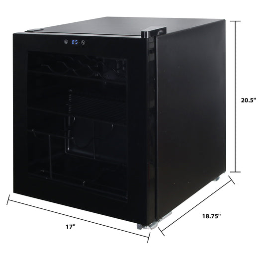 Avanti 15 Bottle/60 Can Wine & Beverage Center - WBC16Z1B-IS
