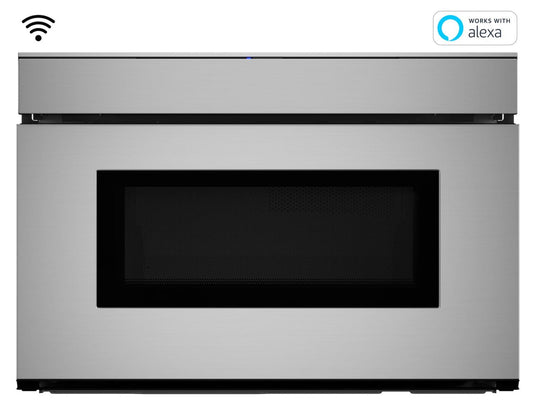 Asko 24 in. 1.2 cu. ft. 950W Sharp in Stainless Steel Smart Easy Wave Open Microwave Drawer Oven - SMD2479JS