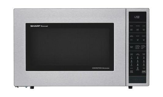 SHARP Sharp 1.5 cu. ft. 900W in Stainless Steel Convection Countertop Microwave Oven - SMC1585KS