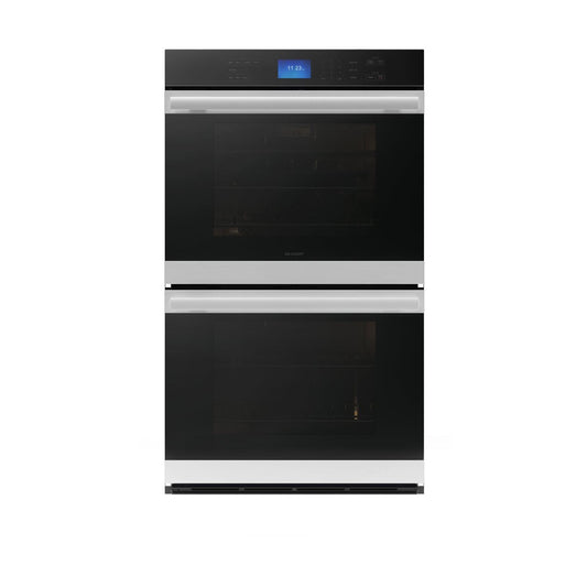 SHARP in Stainless Steel European Convection Built-In Double Wall Oven - SWB3062GS