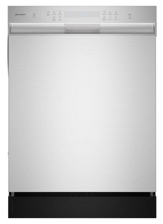 SHARP Sharp 24 in. in Stainless Steel Hybrid 52dB Dishwasher - SDW6504MS