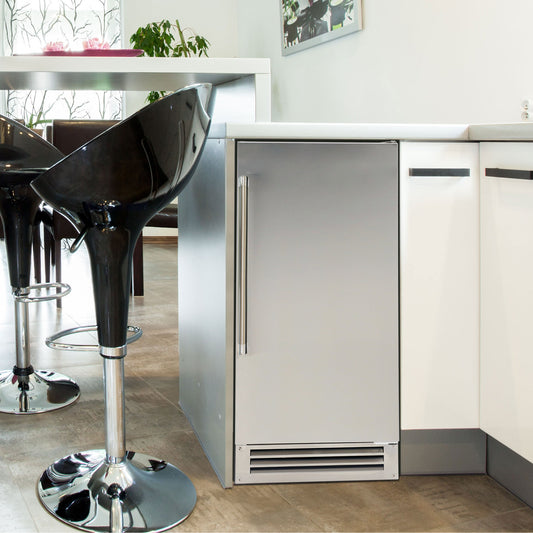 Avanti ELITE Built-in or Freestanding Ice Maker, 15" - IME49U3S-IS