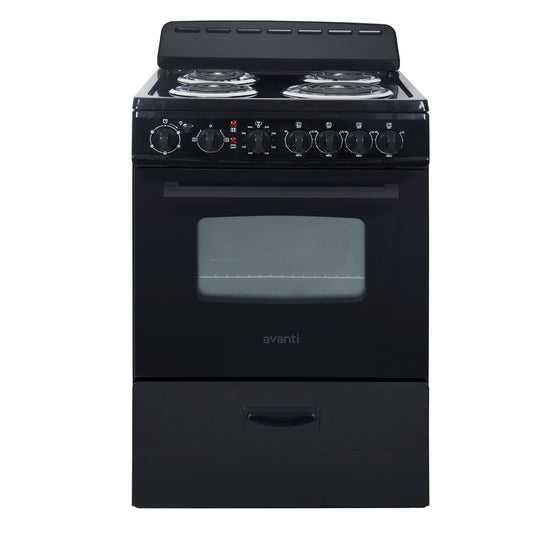 Avanti 24" Electric Range Oven with Framed Glass Door - ERU240P0W