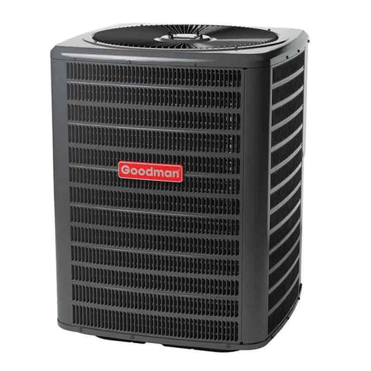Goodman - 2.5 Ton/80,000 BTU 92% AFUE Gas Furnace and Air Conditioner System - Upflow - 14.5 SEER2 - R32 - GLXS4BA3010 / CAPTA3026B3 / GR9S920803BN