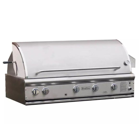 ProFire Deluxe Briquette Series 48-Inch Built-In Infrared Hybrid Grill - BQDLX48GIH-P