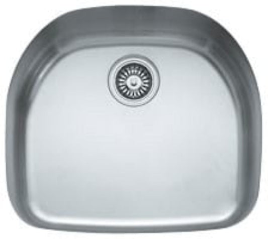 FRANKE PRX11021 Franke Prestige 22.25-In. X 20-In. 18 Gauge Stainless Steel Undermount Single Bowl Kitchen Sink -