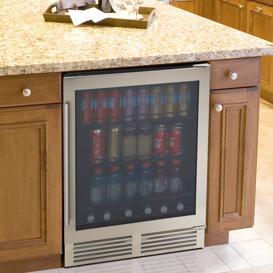 Avanti DESIGNER Series Beverage Center, 126 Can Capacity - BCD50Z3S