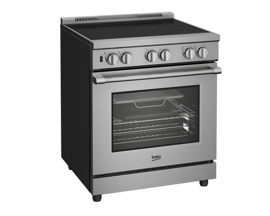 BEKO 30" in Stainless Steel Pro-Style Induction Range in Stainless Steel - PRIR34452SS