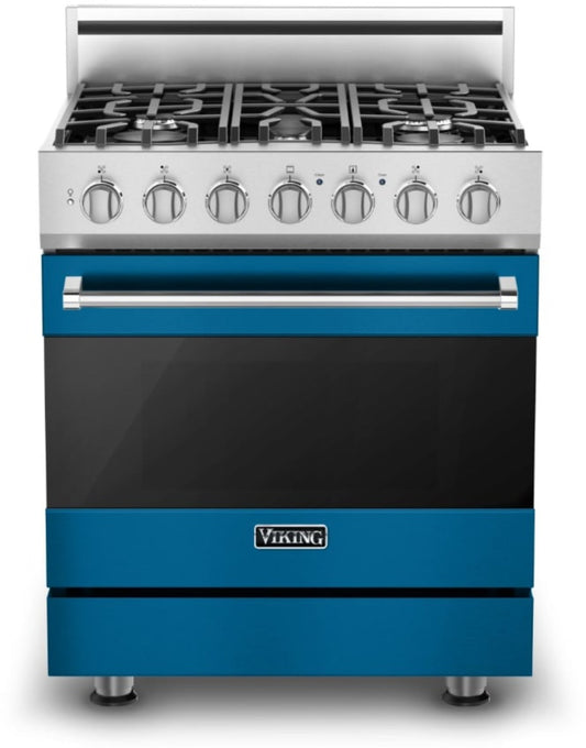 VIKING 30 Inch Self-Cleaning Dual Fuel Range - Rvdr3302 Viking 3 Series - RVDR33025BABLP
