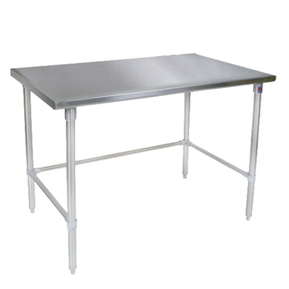 John Boos ST6-3060SBK Open Base 60"W x 30"D Stainless Steel Work Table - JBST63060SBK