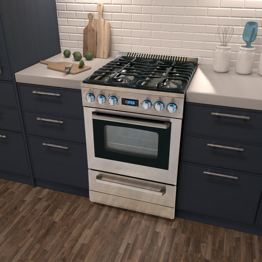 Avanti ELITE Series 24" Gas Range Oven - DGR24P3S