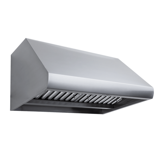 Proline PLJW 109 - Wall-Mounted Range Hood, 1000/2000 CFM | Convertible to Ductless, Stainless Steel Finish, Outdoor Rated - PLJW 109.30