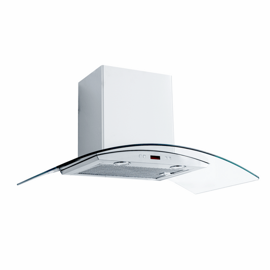 Proline PLFW 544 - Wall-Mounted Range Hood, 600 CFM | Convertible to Ductless, Stainless Steel Finish - PLFW 544.30