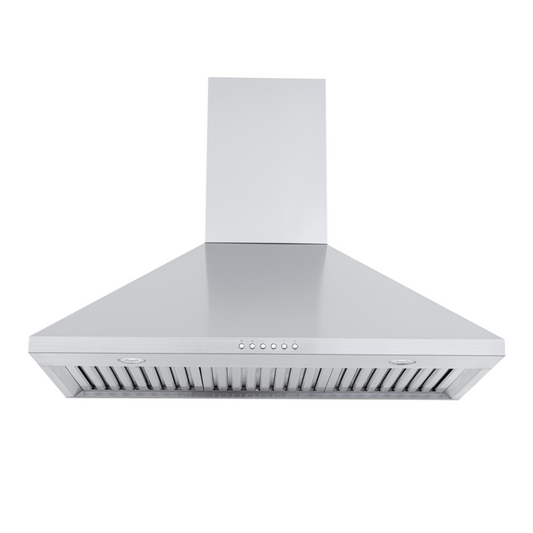 Proline PLGW 129 SC - Ducted Wall-Mounted Range Hood, 900/1200 CFM | Stainless Steel Finish - PLGW 129SC.30