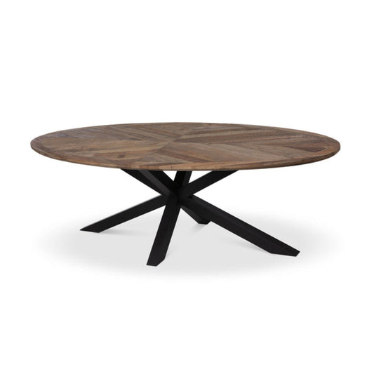 Park Hill Nolan Crossed Leg Oval Dining Table  - EFT26157